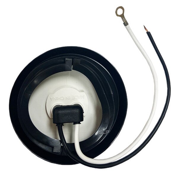 Trailer Light 2.5" Round Marker Light Amber Lens /4 LEDS Grommet